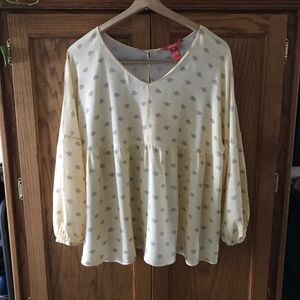 Sundance Yellow Boho Blouse